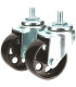 LOT 2 ROUES AVANT ORIENTABLES