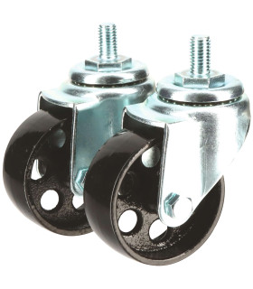 LOT 2 ROUES AVANT ORIENTABLES