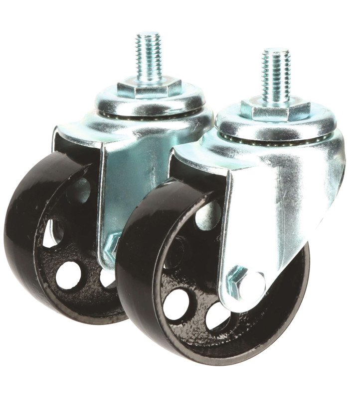 LOT 2 ROUES AVANT ORIENTABLES