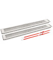 2 RAMPES DE CHARGEMENT LG 1,5M + PLATINES FIXATION