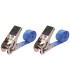 2 SANGLES À CLIQUET 500KG 2.5MX25MM 500KG