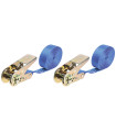 2 SANGLES À CLIQUET 500KG 5MX25MM 500KG