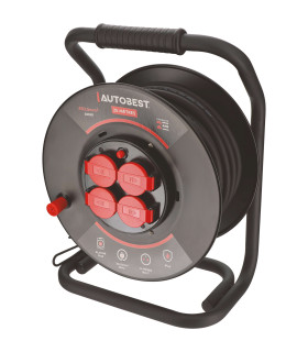 ENROULEUR DE CHANTIER 25 M 3G2.5M² - 4 PRISES 16A
