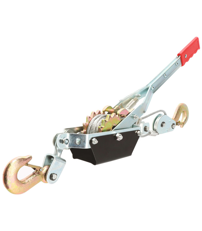 TREUIL MANUEL TIRE FORT, 1T,  1,8 M DE CABLE ACIER
