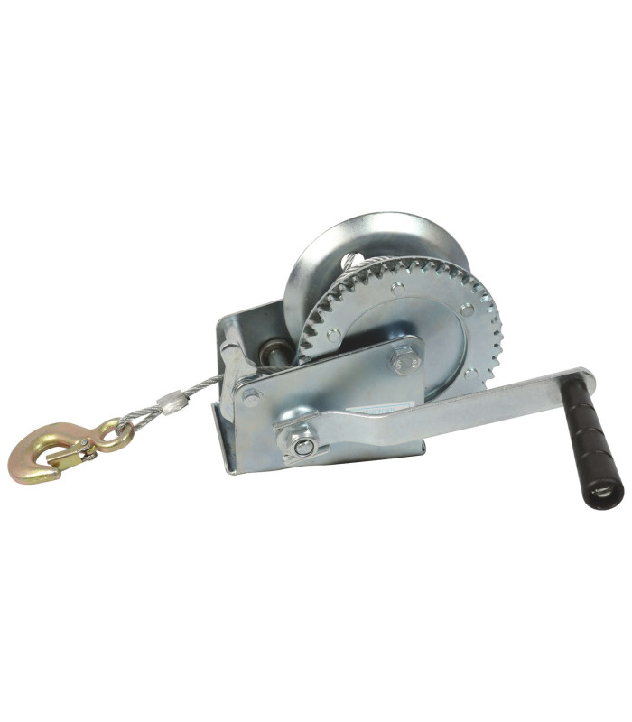 TREUIL MANUEL TAMBOUR,  550 KG, 10M DE CABLE ACIER