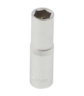 DOUILLE A BOUGIE, 6 PANS, CARRE 1/2, 14MM