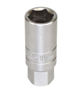 DOUILLE A BOUGIE, 6 PANS, CARRE 1/2, 18MM