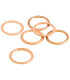 LOT 6 JOINTS DE VIDANGE RMF 18X24X2MM