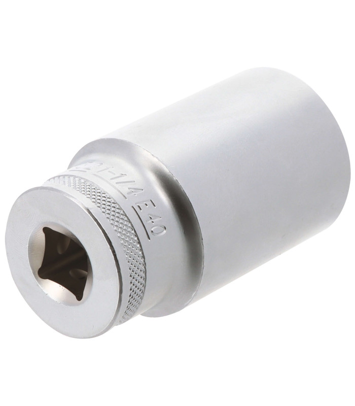 DOUILLE LONGUE MULTI - EMPREINTES, CARRE 1/2, 32MM