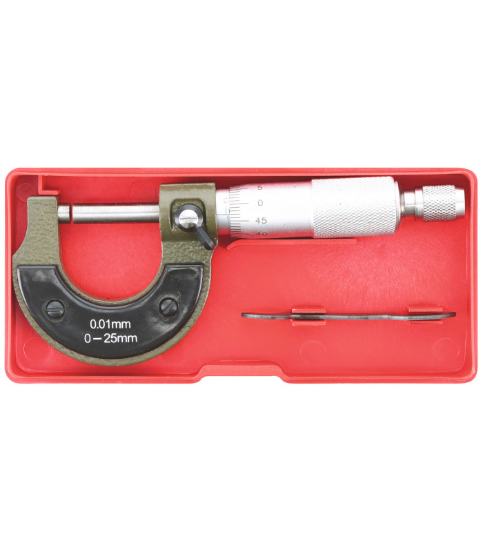 COFFRET MICROMETRE EXTERIEUR 0,01 A 25 MM