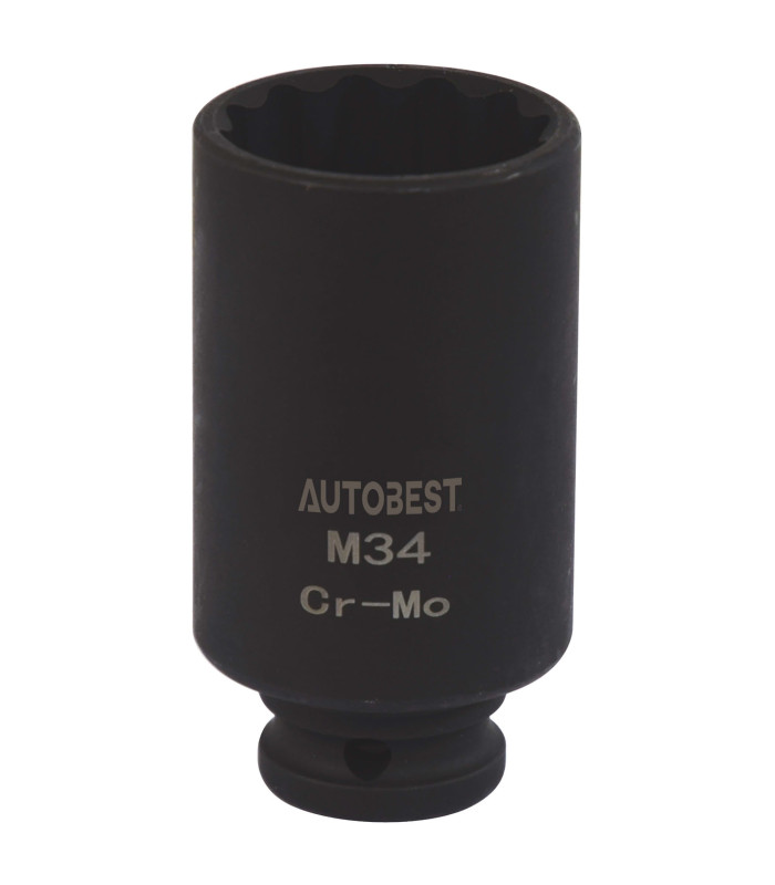 DOUILLE A CHOC CRMO 12PANS CARRE 1/2, 34MM