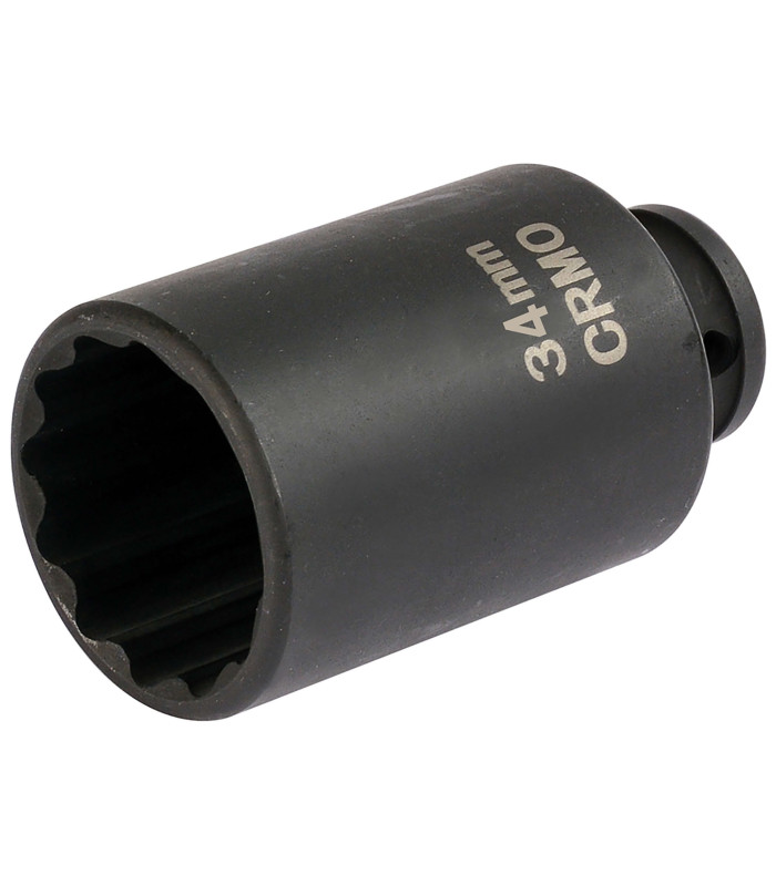 DOUILLE A CHOC CRMO 12PANS CARRE 1/2, 34MM