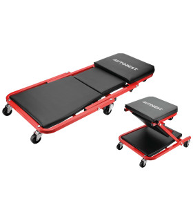 CHARIOT GARAGISTE ET SIEGE MECANICIEN 2 EN 1