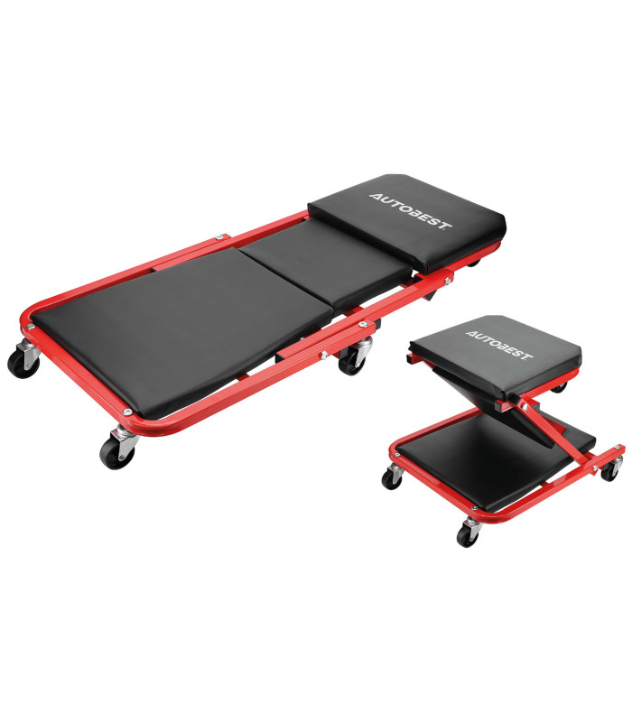 CHARIOT GARAGISTE ET SIEGE MECANICIEN 2 EN 1