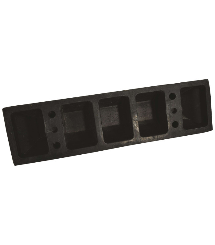 BUTEE DE PARKING CAOUTCHOUC 55X15X10 CM