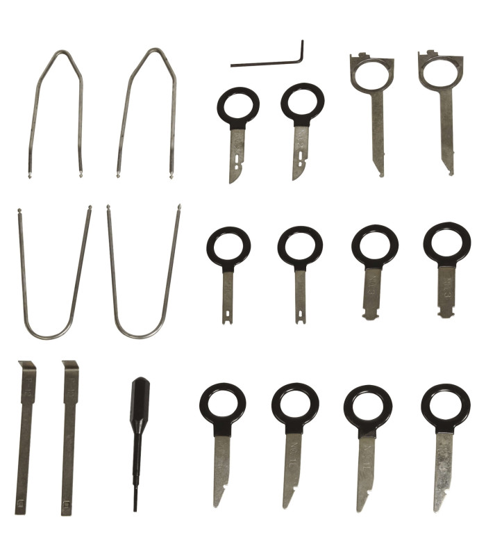 KIT DEMONTAGE AUTO RADIO 20 PIECES