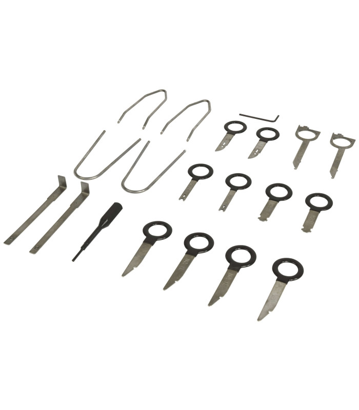 KIT DEMONTAGE AUTO RADIO 20 PIECES