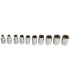 JEU CLIQUET 1/4 AVEC 10 DOUILLES 6 PANS