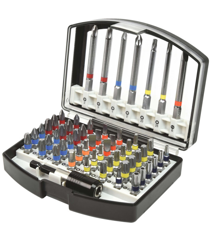 COFFRET DE 55 EMBOUTS S2 + PORTE-EMBOUTS