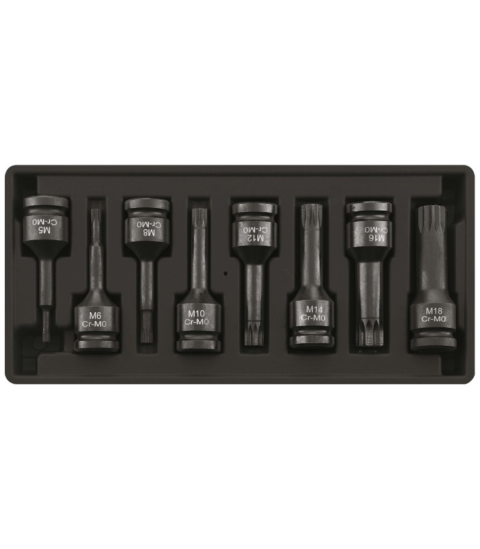 COFFRET 8 DOUILLES A CHOC XZN CARRE 1/2