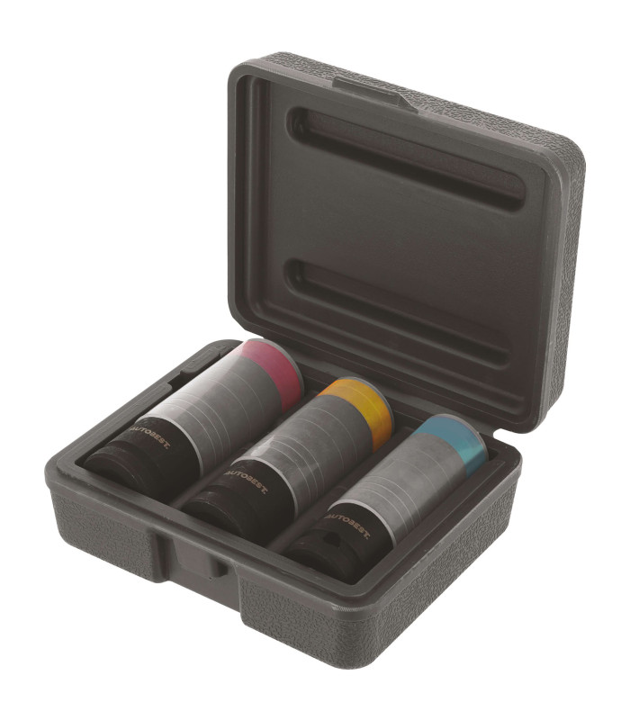 COF 3 DOUILLES A CHOC AVEC PROTECTION 17-19-21MM