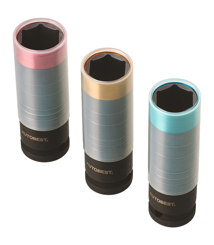 COF 3 DOUILLES A CHOC AVEC PROTECTION 17-19-21MM