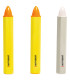 LOT 3 CRAIES (JAUNE ET BLANC) POUR PNEU ET PIECES