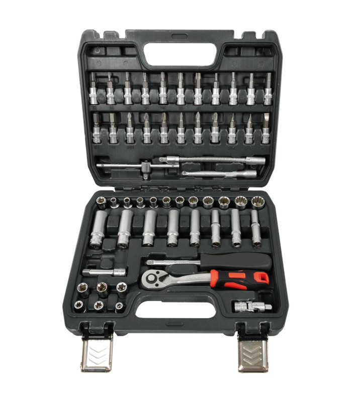 COFFRET CLIQUET 1/4  56 PIECES