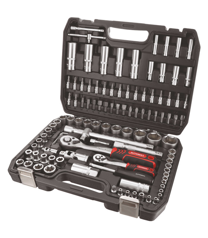COFFRET CLIQUET 1/4 1/2  108 PIECES