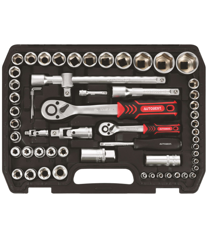 COFFRET CLIQUET 1/4 1/2  108 PIECES