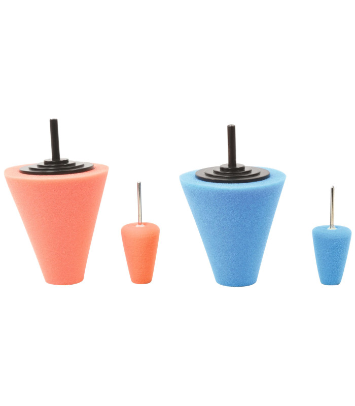 LOT DE 4 CONES DE POLISSAGE MOUSSE