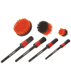 KIT DE LAVAGE VOITURE BROSSES ET PINCEAUX