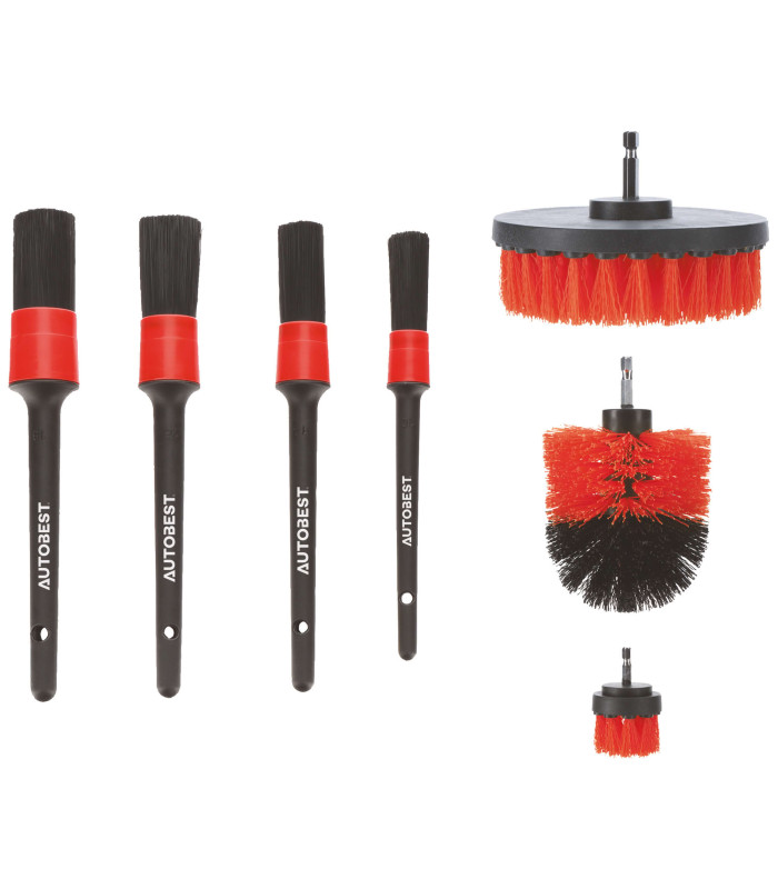 KIT DE LAVAGE VOITURE BROSSES ET PINCEAUX