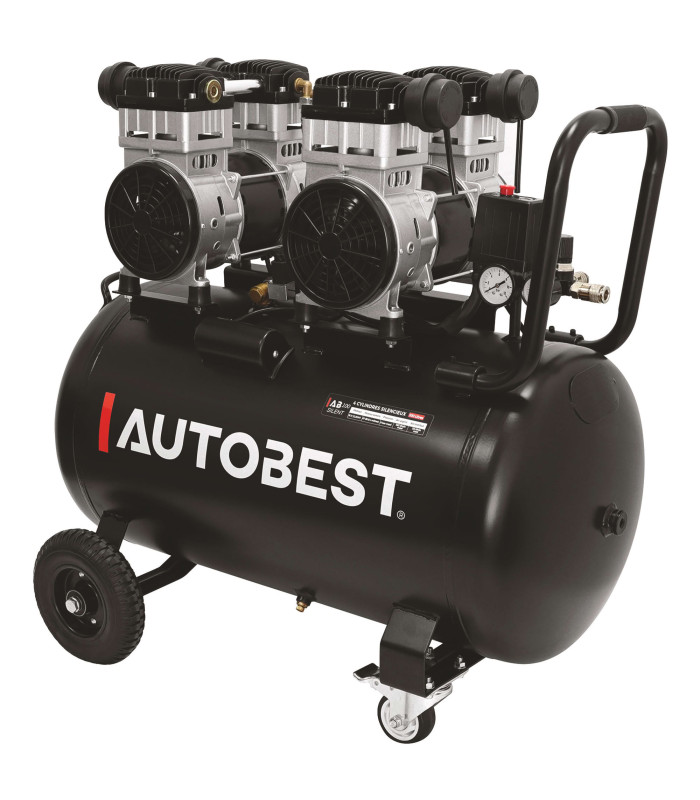 COMPRESSEUR 4 CYLINDRES SILENCIEUX 100L