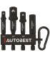 JEU DE 3 ADAPTATEURS 1/4 3/8 1/2 + PORTE-EMBOUT
