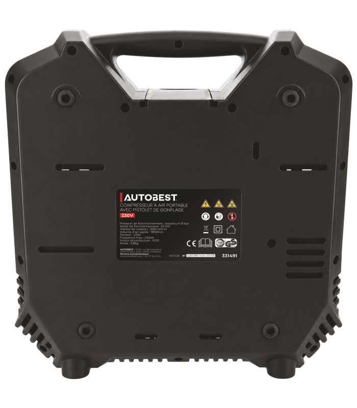 COMPRESSEUR A AIR PORTABLE 230V