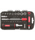 COFFRET DOUILLES EMBOUTS 1/4  29 PIECES