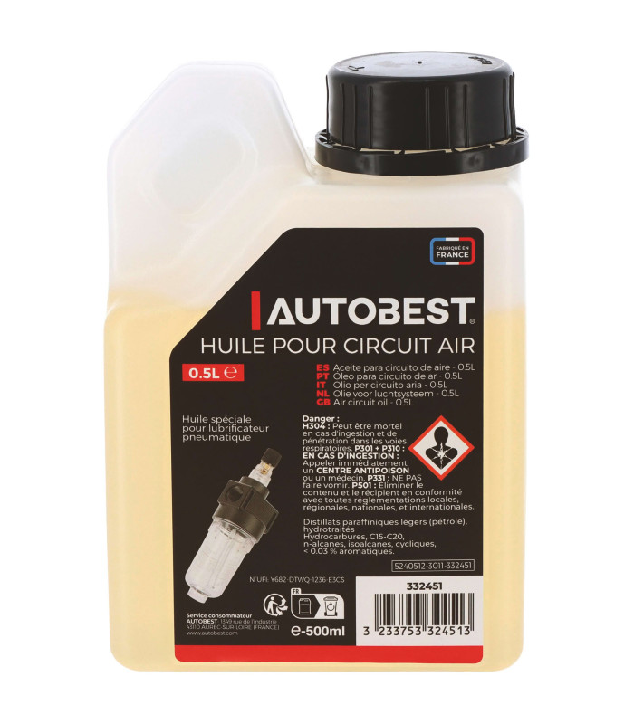 HUILE POUR CIRCUIT AIR V10 0,5 L