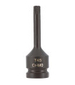 DOUILLE A CHOC TORX MALE CARRE 1/2 T45