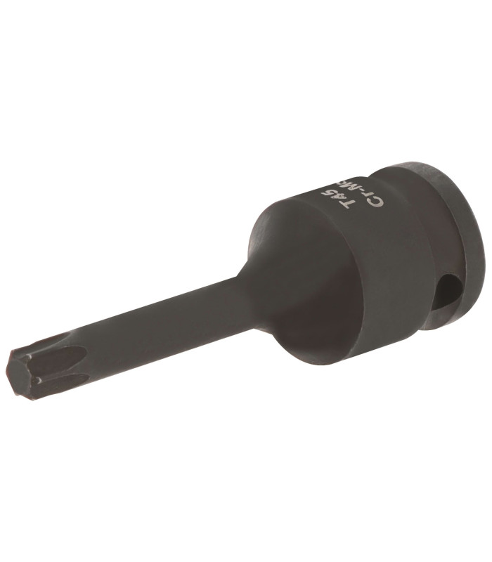 DOUILLE A CHOC TORX MALE CARRE 1/2 T45