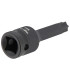 DOUILLE A CHOC TORX MALE CARRE 1/2 T55