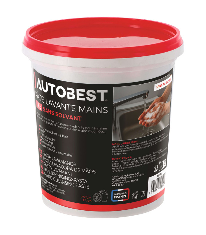 PATE LAVANTE MAINS SEAU DE 1 KG