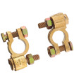 LOT 2 COSSES BRONZE POUR BATTERIE DIESEL 12/24V