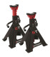 LOT DE 2 CHANDELLES A CREMAILLERES 6T