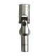 DOUILLE A BOUGIE CARDAN, 12 PANS, CARRE 3/8, 8MM