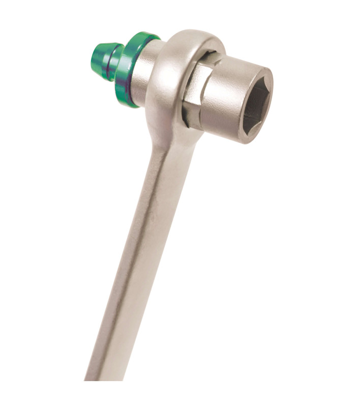 CLE POUR PURGE DE FREINS AVEC TUYAU 8 MM