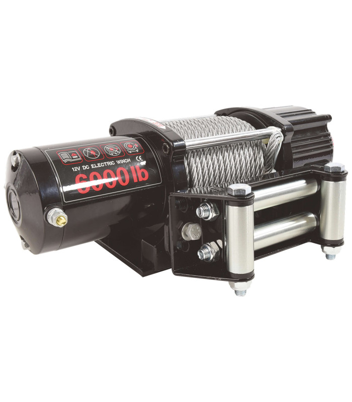 TREUIL ELECTRIQUE 4X4 12V 2.7T CABLE ACIER 15M