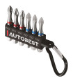 JEU DE 6 EMBOUTS TOURNEVIS HELICOIDAUX