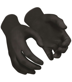 100 GANTS DE PROTECTION NITRILE NOIRS TAILLE 11