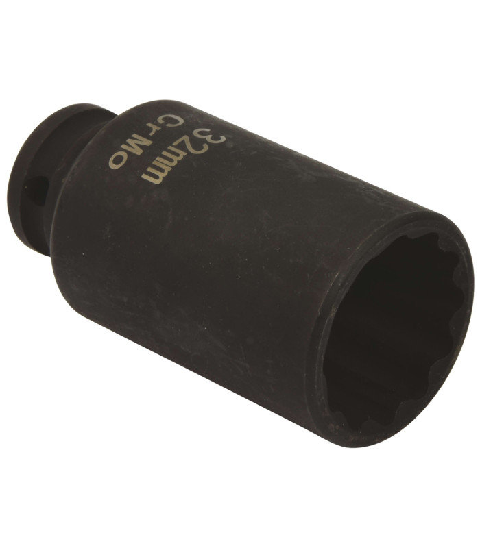 DOUILLE A CHOC CRMO 12PANS CARRE 1/2, 32MM
